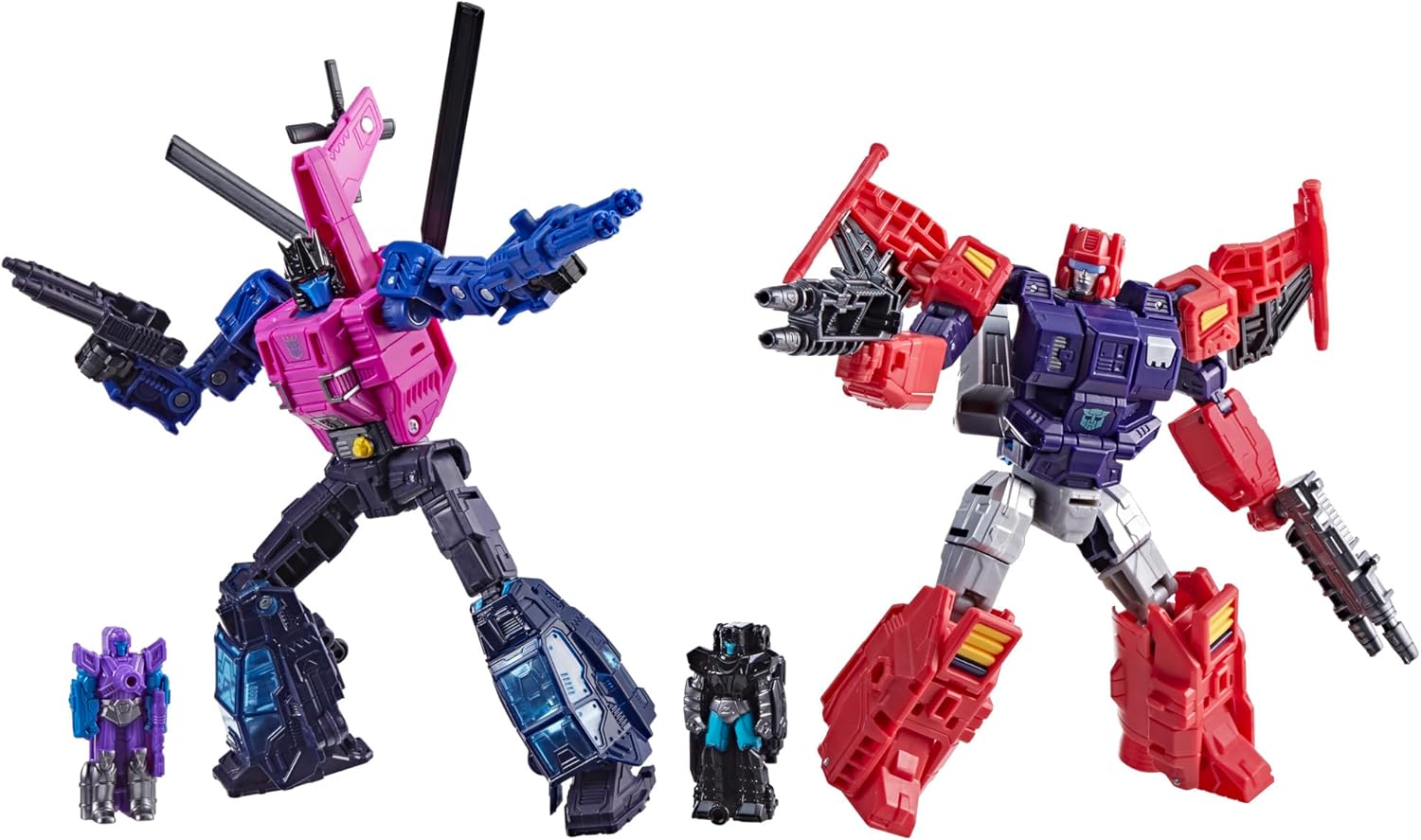 Transformers Age of The Primes Wreck 'n Doom Collection Topspin vs Spinister 5.5-inch Converting Action Figure (Amazon Exclusive)