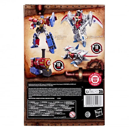Transformers Timelines - Comic Edition Optimus Prime & Starscream Action Figures