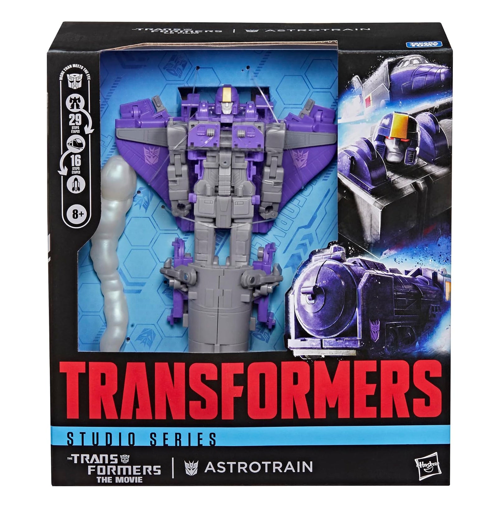 Transformers Studio Series The The Movie Astrotrain, Leader Class 6.75-Inch Converting Action Figure