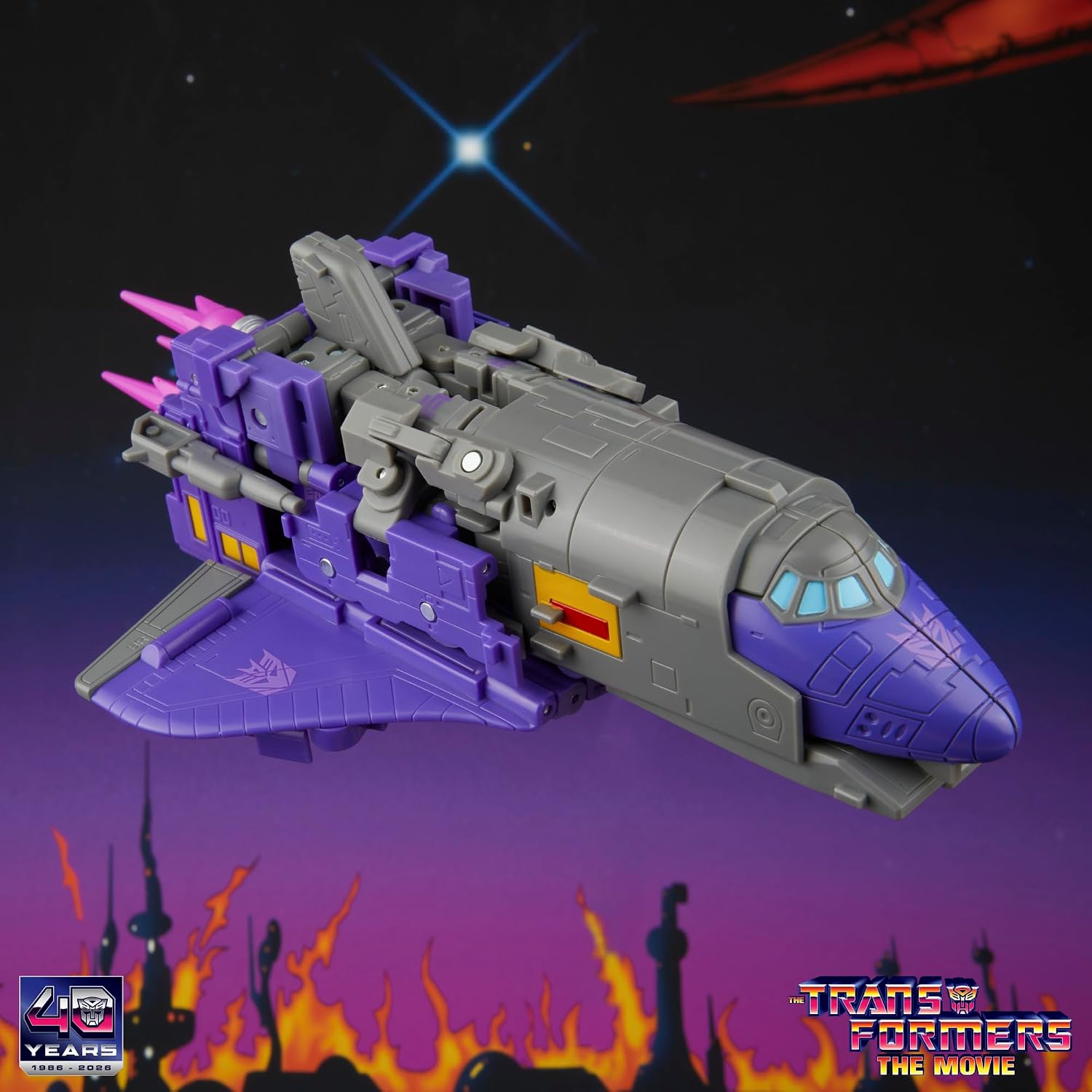 Transformers Studio Series The The Movie Astrotrain, Leader Class 6.75-Inch Converting Action Figure