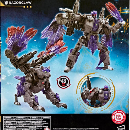 Transformers Age of The Primes Razorclaw, Leader Class 7.5-Inch Converting Action Figure
