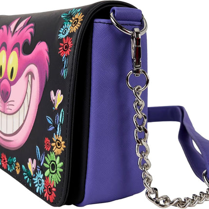 Loungefly Disney Alice in Wonderland Cheshire Cat Crossbody Bag