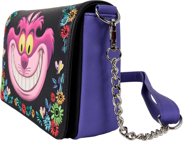 Loungefly Disney Alice in Wonderland Cheshire Cat Crossbody Bag