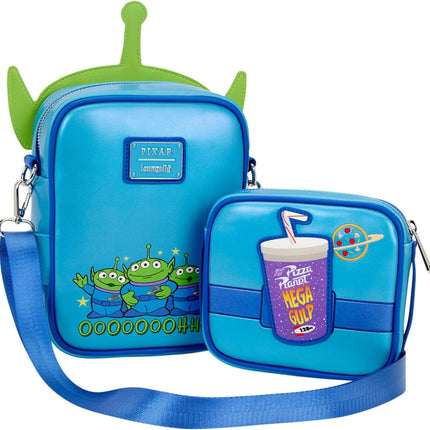 Loungefly Pixar Toy Story 30Th Anniversary Aliens Crossbuddies Crossbody Bag