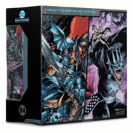 McFarlane Toys - DC Multiverse Batman Who Laughs (Knight Armor) & The Merciless (Dark Multiverse) 7in Figures and Mega Figure 2-pack