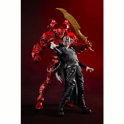 McFarlane Toys - DC Multiverse Batman Who Laughs (Knight Armor) & The Merciless (Dark Multiverse) 7in Figures and Mega Figure 2-pack
