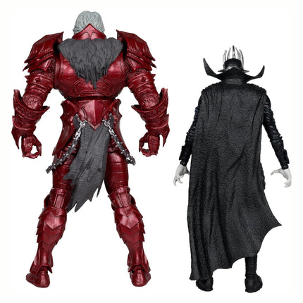McFarlane Toys - DC Multiverse Batman Who Laughs (Knight Armor) & The Merciless (Dark Multiverse) 7in Figures and Mega Figure 2-pack