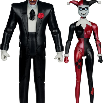 McFarlane Toys - Batman: The Animated Series Harley Quinn and The Joker (Mad Love 2 Pack) 6in Action Figures Gold Label