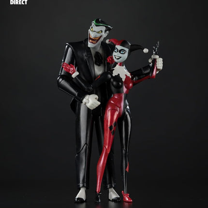 McFarlane Toys - Batman: The Animated Series Harley Quinn and The Joker (Mad Love 2 Pack) 6in Action Figures Gold Label