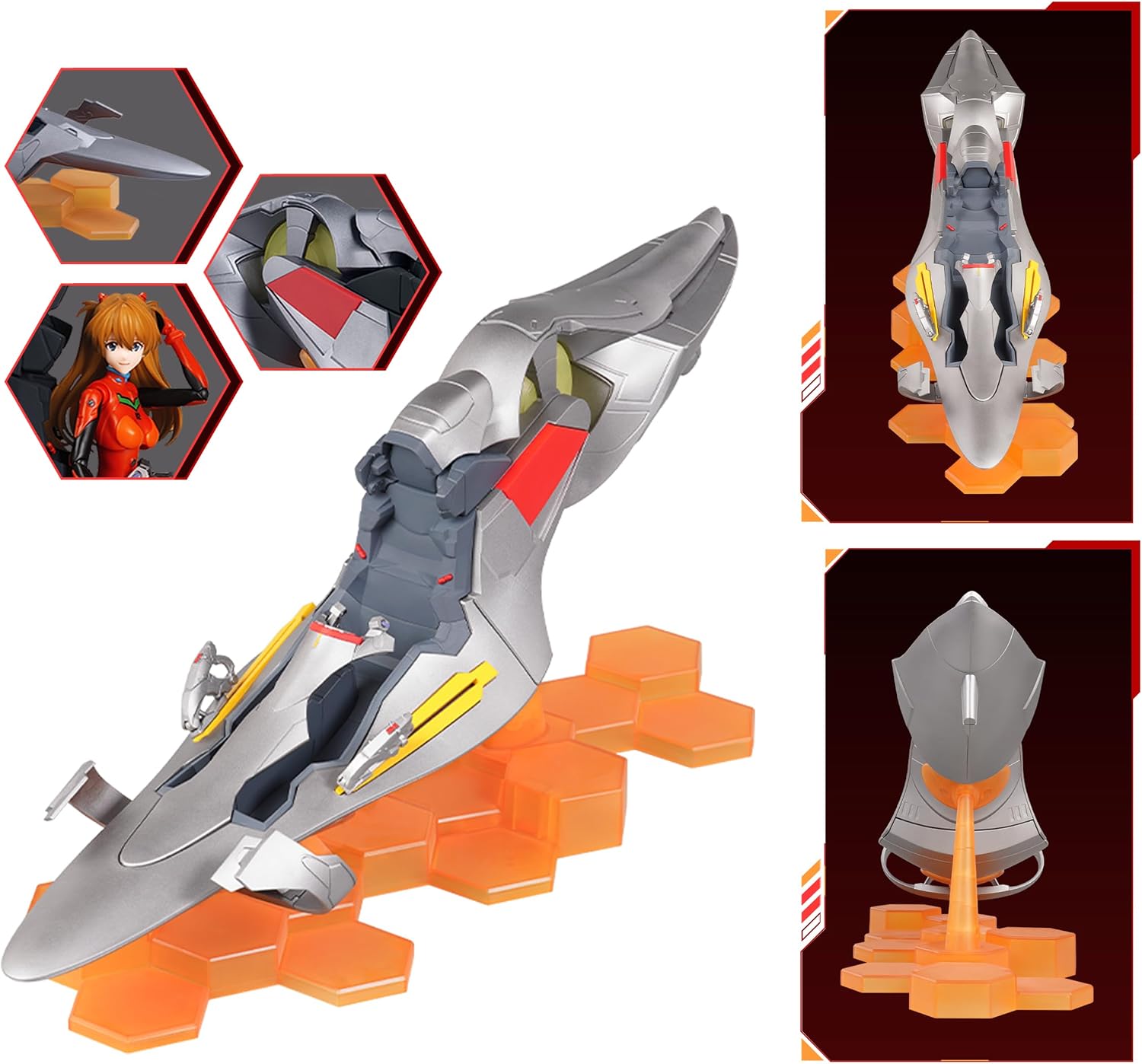 BLOKEES - Fantastics Series, Evangelion, Asuka Shikinami Langley with Entry Plug Interior, Model Kit
