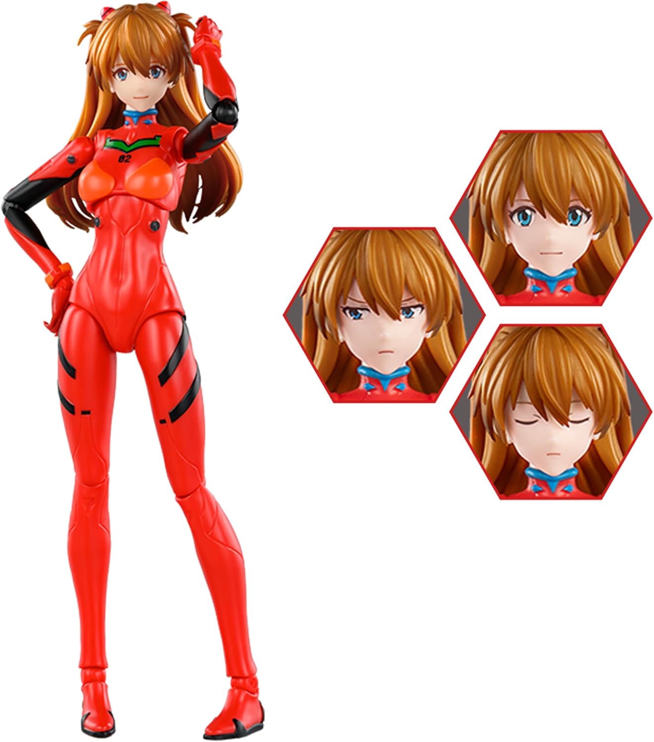 BLOKEES - Fantastics Series, Evangelion, Asuka Shikinami Langley with Entry Plug Interior, Model Kit