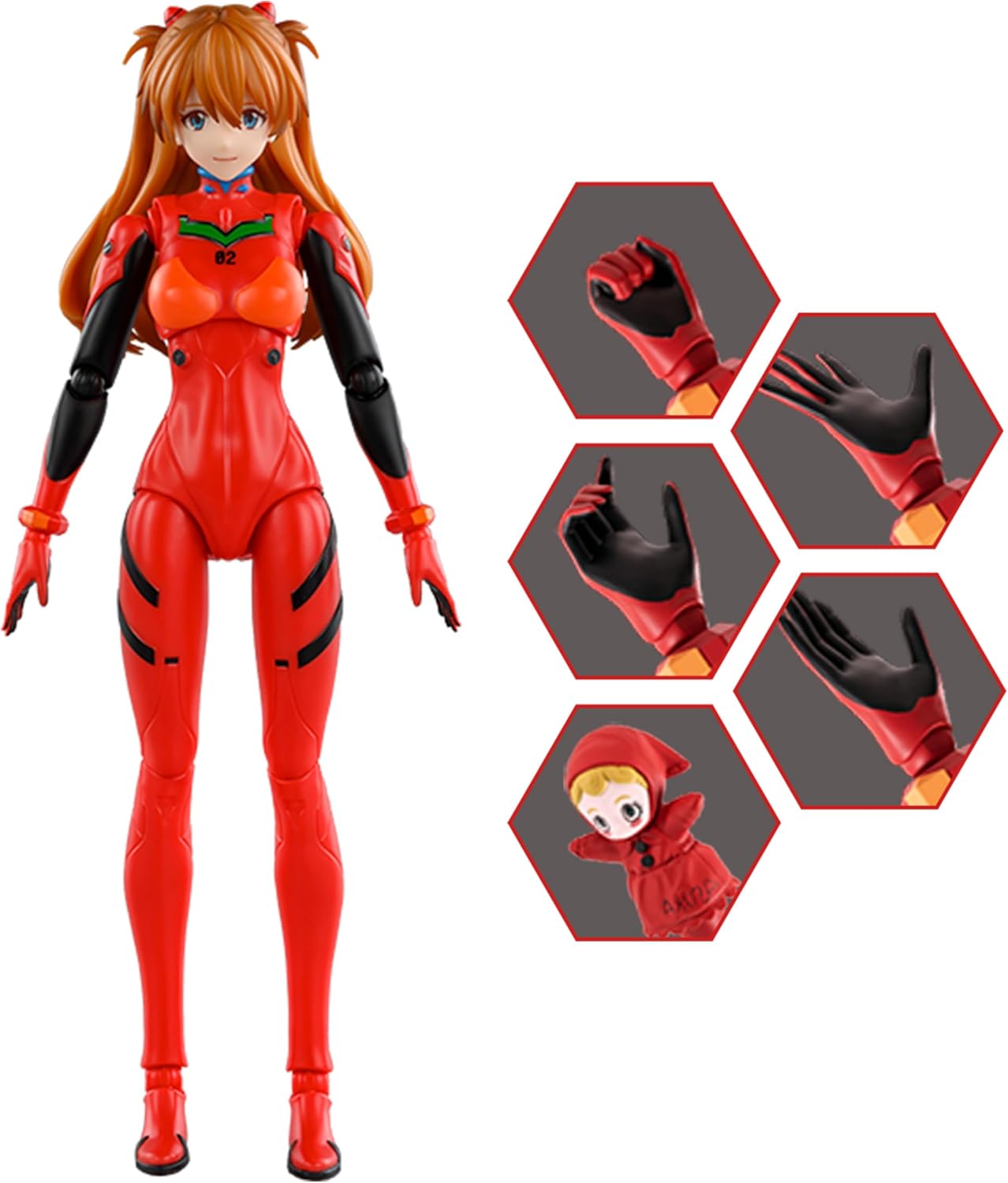 BLOKEES - Fantastics Series, Evangelion, Asuka Shikinami Langley with Entry Plug Interior, Model Kit