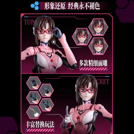 BLOKEES - Fantastics Series, Evangelion, Mari Makinami Illustrious with Entry Plug Interior, Model Kit