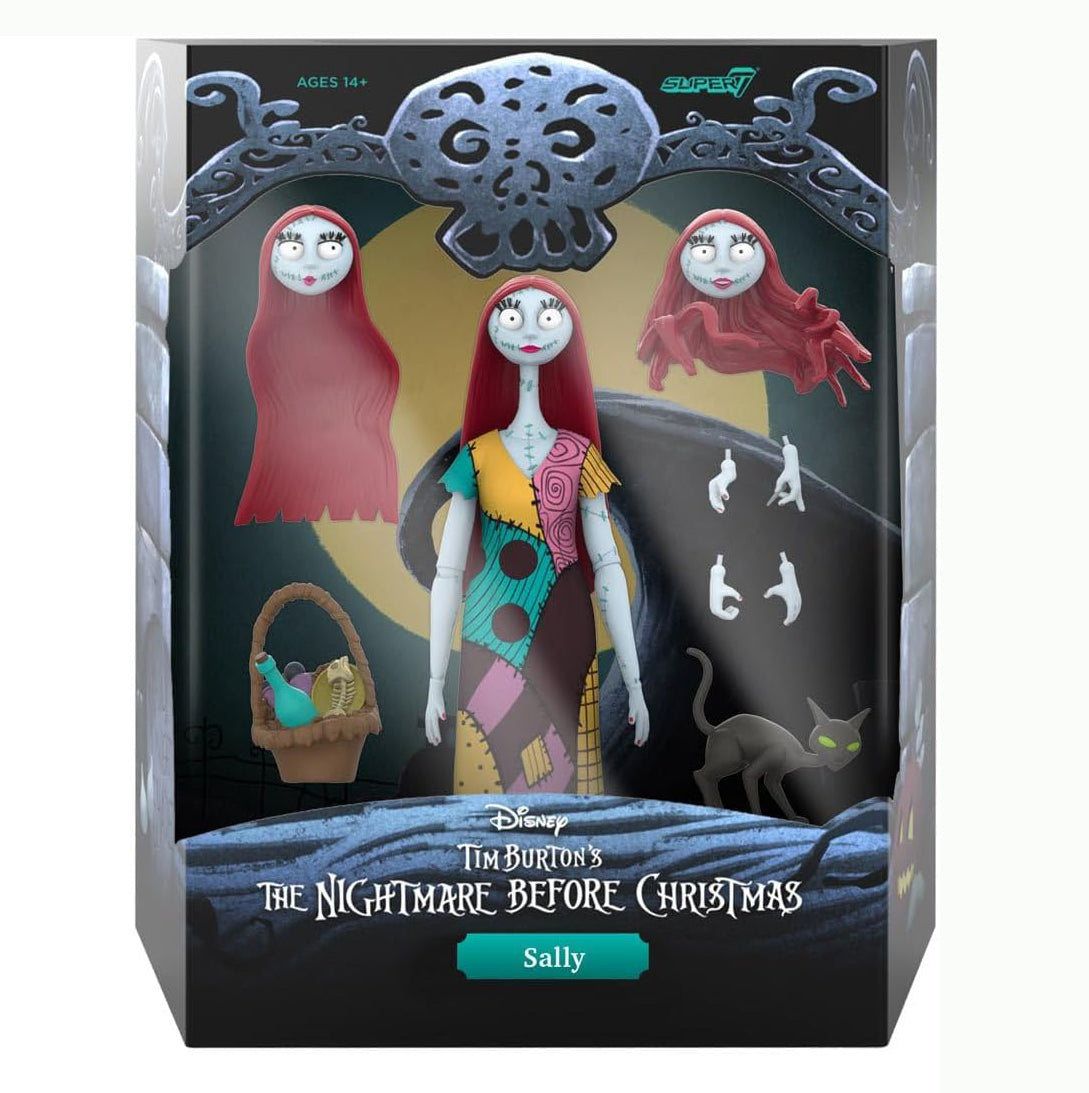 sally様 Super 7 - The Nightmare Before Christmas Ultimates Sally 7-Inch Action
