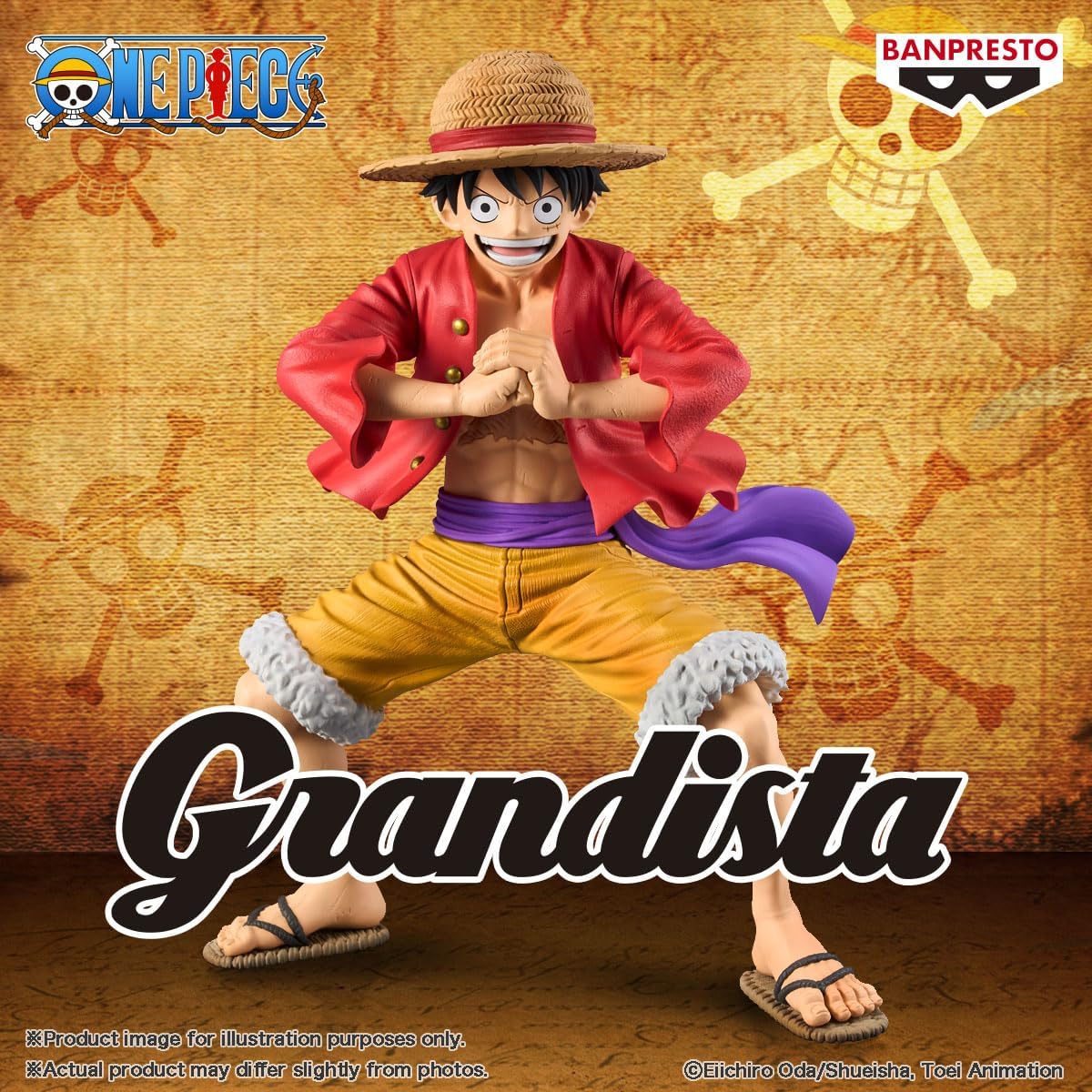 Banpresto One Piece – Figurine Monkey D. Luffy 9 Cm – Statuette PVC Officielle Collection Anime