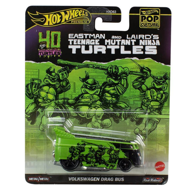 Hot Wheels, Teenage Mutant Ninja Turtles - 1/64 Scale Volkswagen Drag Bus
