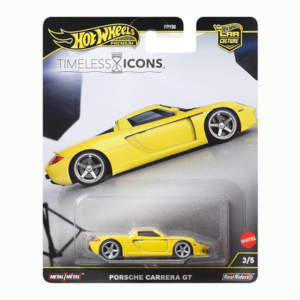 Hot Wheels Premium Car Culture Collectible Toy Car, 1:64 Scale Die-Cast Timeless Icons Vehicle with Real Riders Tires