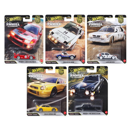Hot Wheels Car Culture Premium 1:64 Scale Thrill Climbers Die-Cast Toy with Real Riders