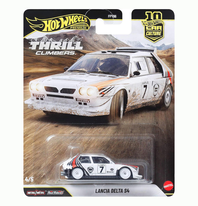 Hot Wheels Car Culture Premium 1:64 Scale Thrill Climbers Die-Cast Toy with Real Riders