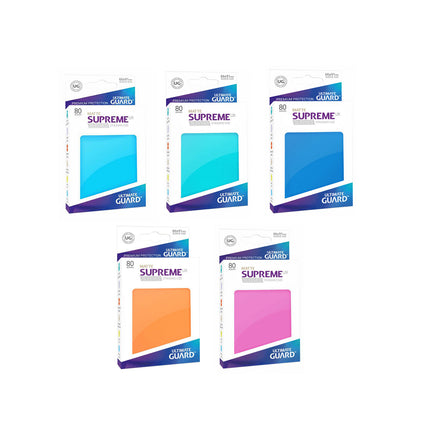 Ultimate Guard - 80 Sleeves: MATTE Supreme UX Standard Size