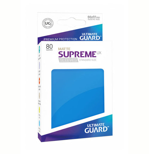 Ultimate Guard - 80 Sleeves: MATTE Supreme UX Standard Size