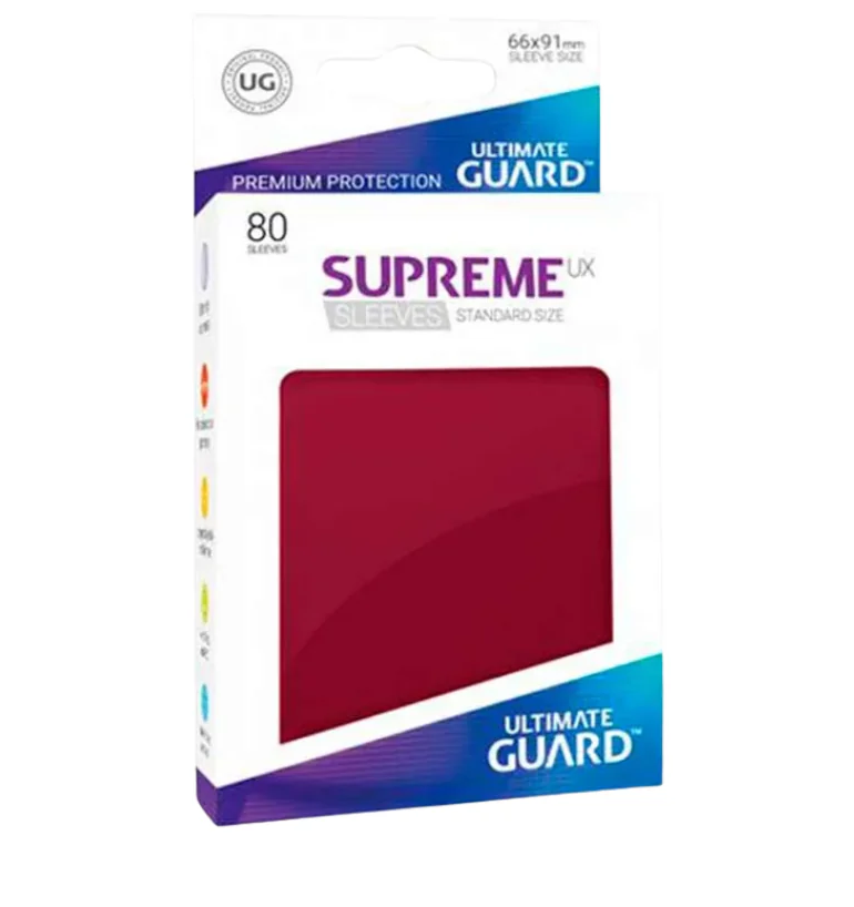 Ultimate Guard - 80 Sleeves: Supreme UX Standard Size