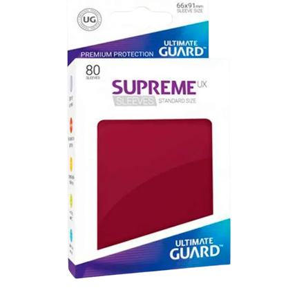 Ultimate Guard - 80 Sleeves: Supreme UX Standard Size