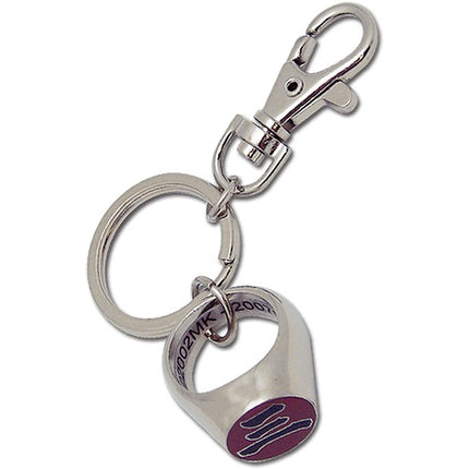 Naruto Shippuden - Hidan Akatsuki Ring Metal Keychain