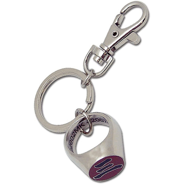 Naruto Shippuden - Hidan Akatsuki Ring Metal Keychain
