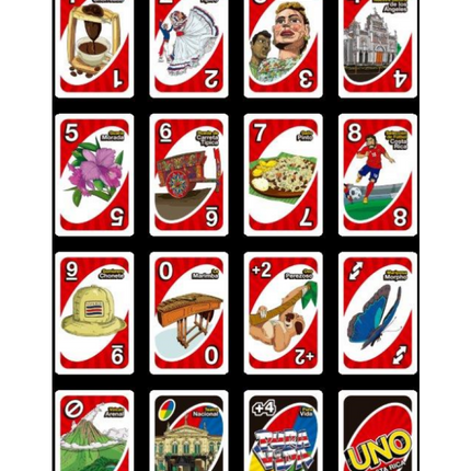 Uno Card Game (COSTA RICA EDITION)