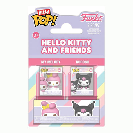 Funko Bitty Pop! Set: Hello Kitty And Friends - 2 PK - My Melody, Kuromi