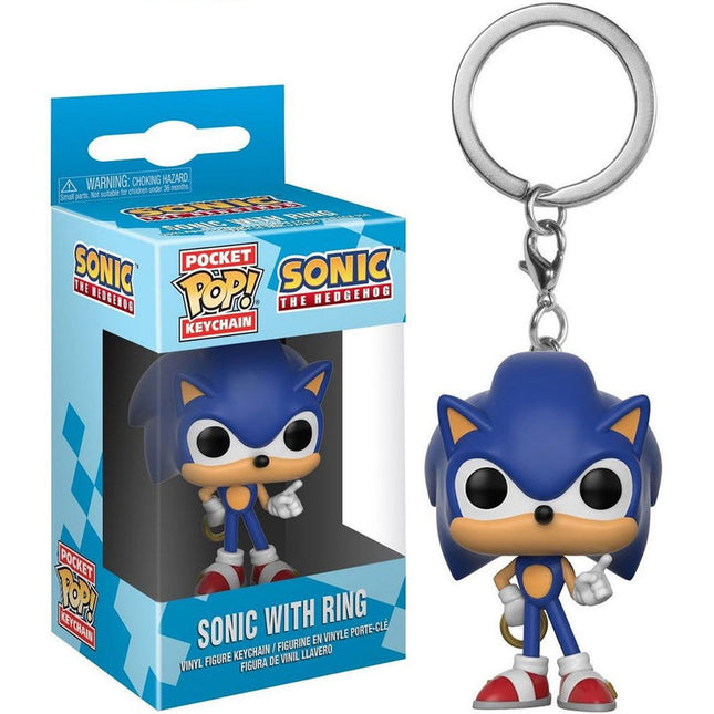 Funko Pocket POP! Keychain: Sonic The Hedgehog - Sonic with Ring