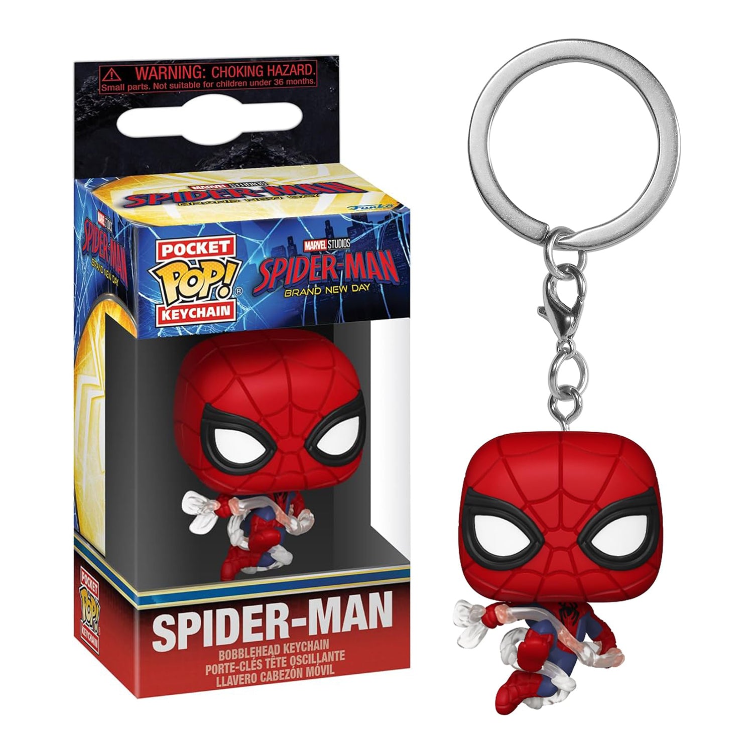 Funko Pop! Keychain: Spider-Man: Brand New Day - Spider-Man