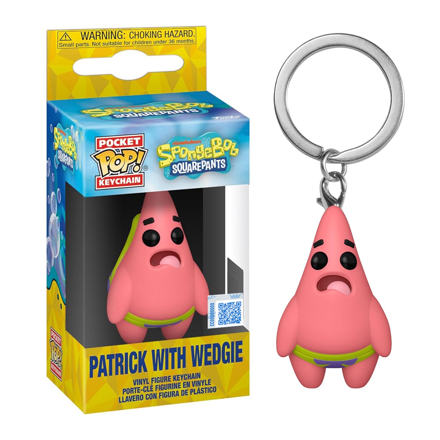 Funko Pop! Keychain: Spongebob Squarepants - Patrick Star With Wedgie
