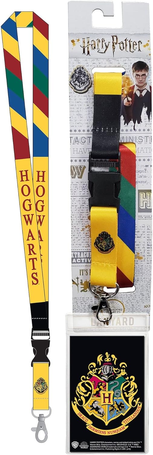 Harry Potter Lanyard Badge Holder, Hogwarts Lanyards for ID Badge
