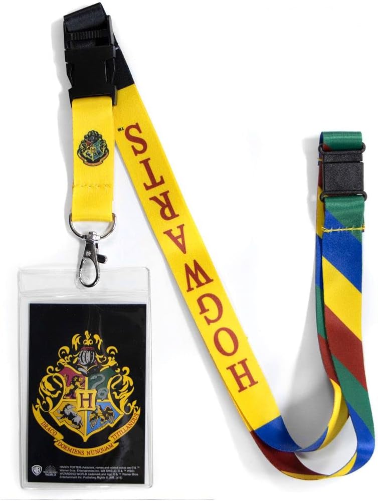 Harry Potter Lanyard Badge Holder, Hogwarts Lanyards for ID Badge