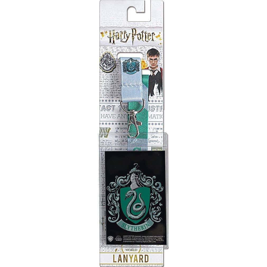 Harry Potter Lanyard Badge Holder, Slytherin Lanyards for ID Badge