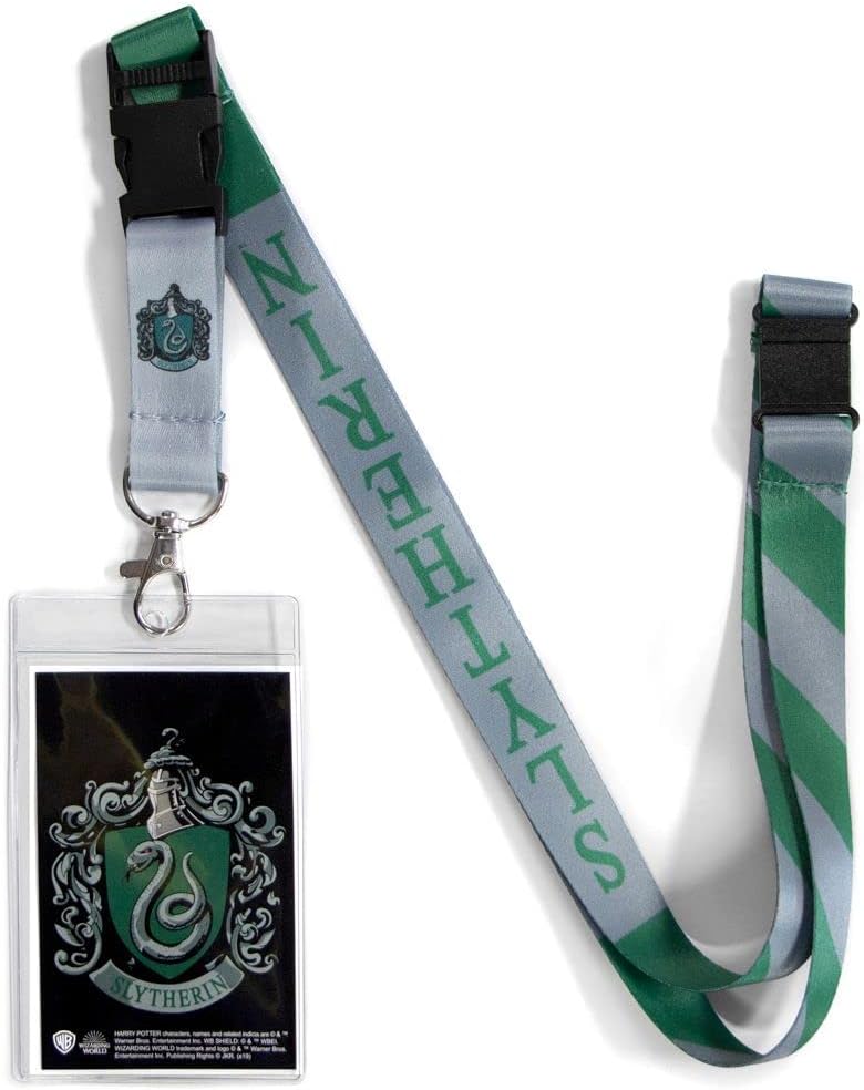 Harry Potter Lanyard Badge Holder, Slytherin Lanyards for ID Badge