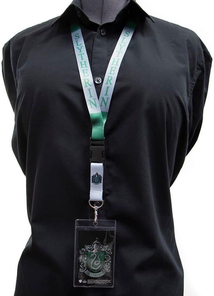 Harry Potter Lanyard Badge Holder, Slytherin Lanyards for ID Badge