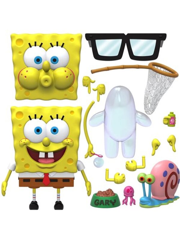 Super7 Spongebob Squarepants Ultimates Spongebob Action Figure 5324