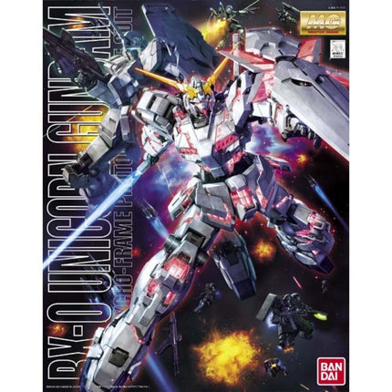 Bandai Hobby - 1/100 MG Gundam Unicorn - RX-0 Unicorn Gundam (OVA Version) Model Kit