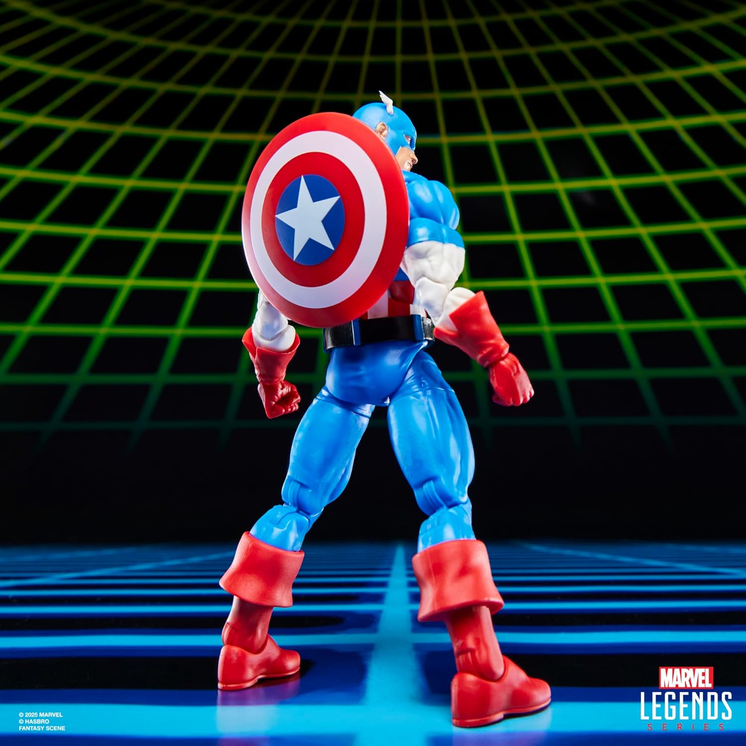 Marvel Legends Series Gamerverse Captain America vs Venom, Retro Video Game-Inspired Collectible 6-Inch Action Figures 2-Pack