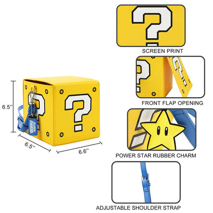 Super Mario Mystery Block Shaped Crossbody