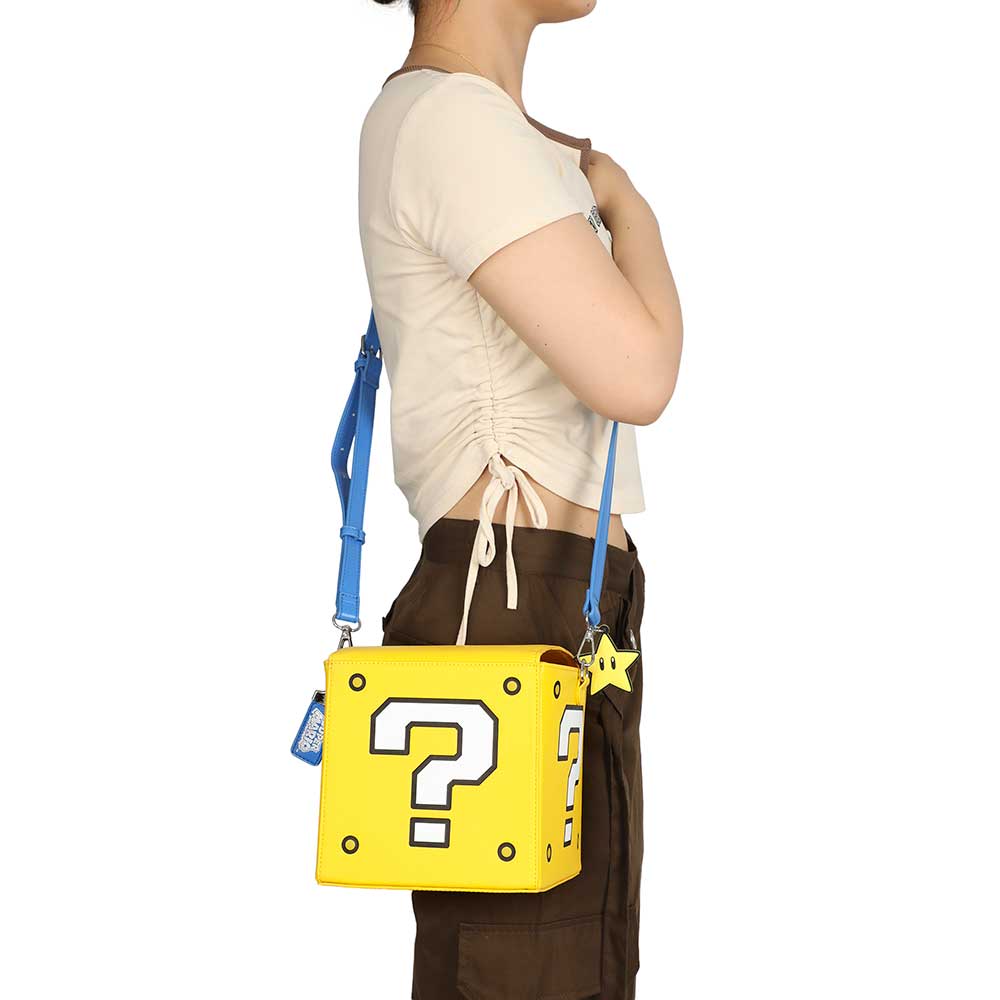Super Mario Mystery Block Shaped Crossbody