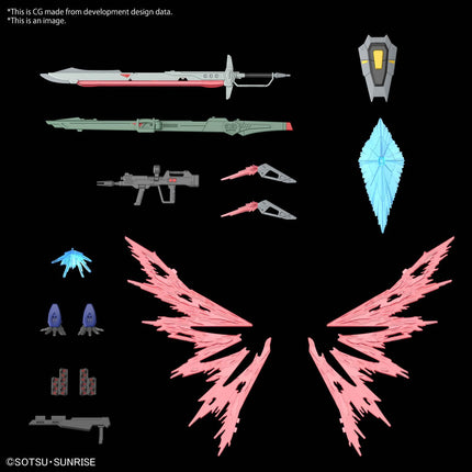 Bandai Hobby - 1/144 HG #258 Gundam Seed Freedom - ZGMF/A-42S2 & A-GXQ754/V2 Destiny Gundam Specs II & Zeus Silhouette Model Kits