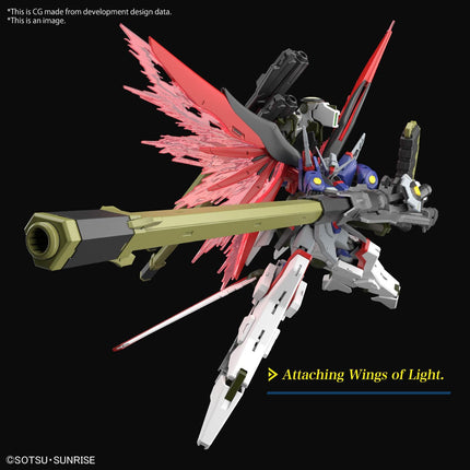 Bandai Hobby - 1/144 HG #258 Gundam Seed Freedom - ZGMF/A-42S2 & A-GXQ754/V2 Destiny Gundam Specs II & Zeus Silhouette Model Kits