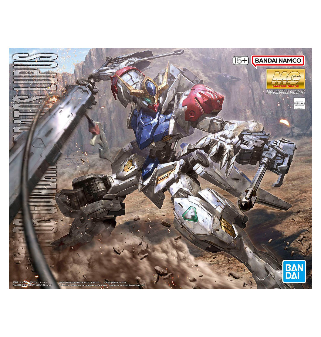 Bandai Hobby - 1/100 MG Iron-Blooded Orphans Gundam, ASW-G-08 Gundam Barbatos Lupus Model Kit