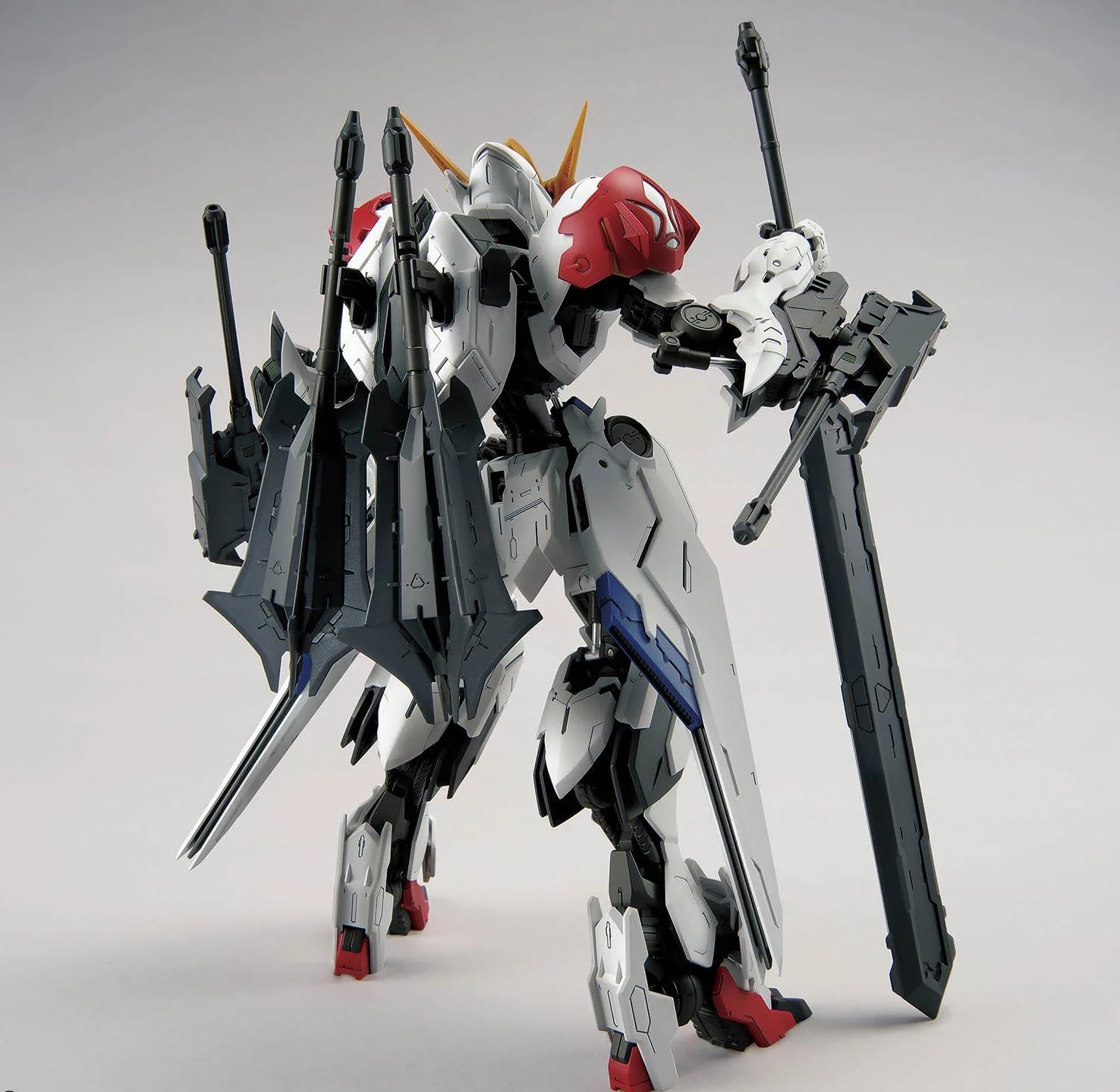 Bandai Hobby - 1/100 MG Iron-Blooded Orphans Gundam, ASW-G-08 Gundam Barbatos Lupus Model Kit