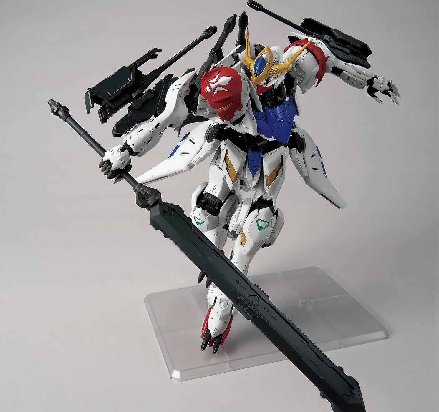 Bandai Hobby - 1/100 MG Iron-Blooded Orphans Gundam, ASW-G-08 Gundam Barbatos Lupus Model Kit