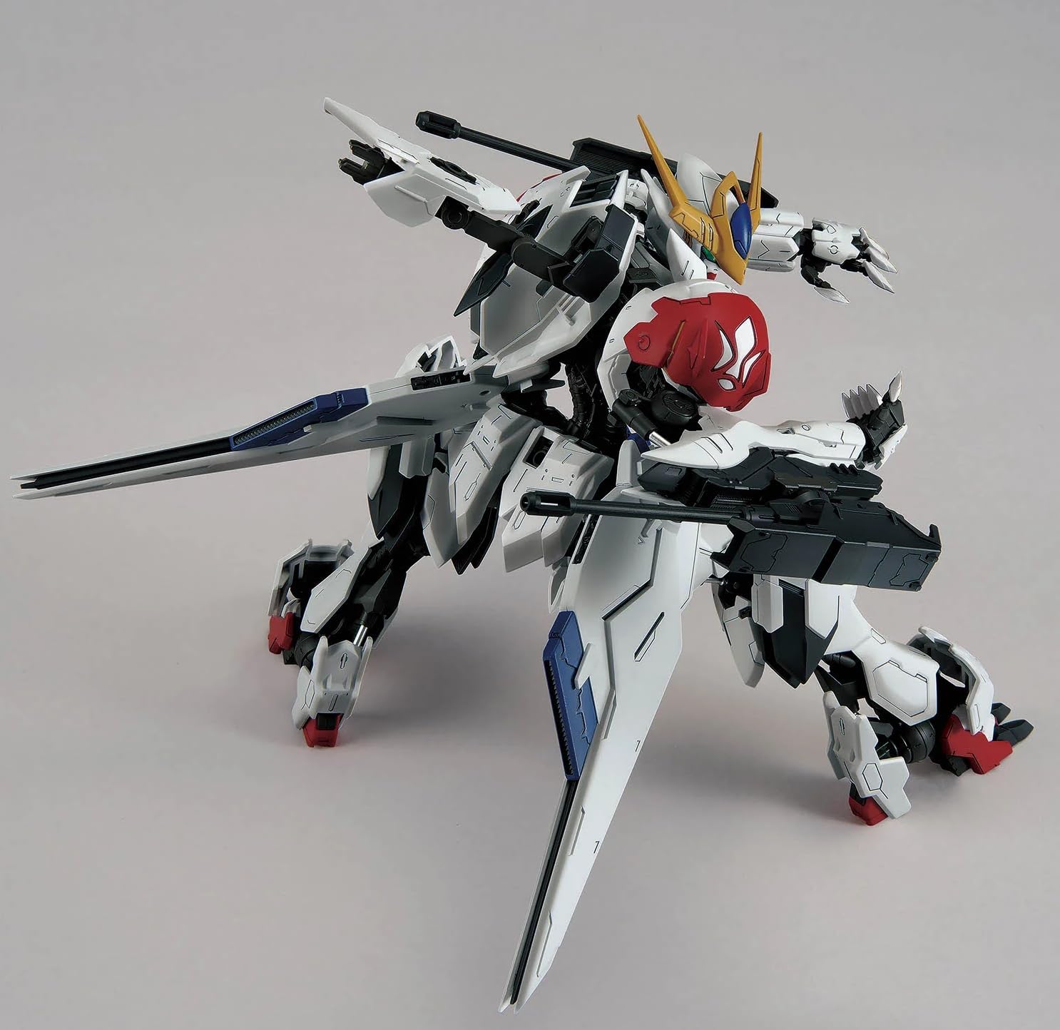 Bandai Hobby - 1/100 MG Iron-Blooded Orphans Gundam, ASW-G-08 Gundam Barbatos Lupus Model Kit